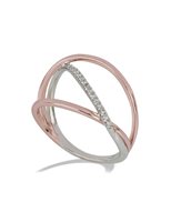 Anello Gemoro Donna Onde in Oro Diamante 0.11 Ct AB1109BR - AB1109BR
